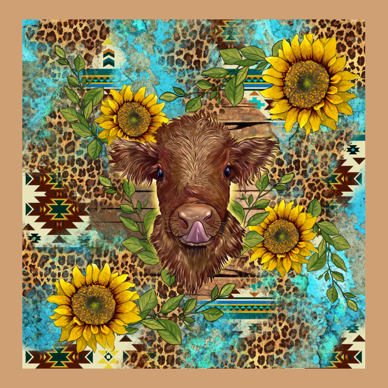Western Highland Cow Vintage Tee by BarkalooDesign | Teevron