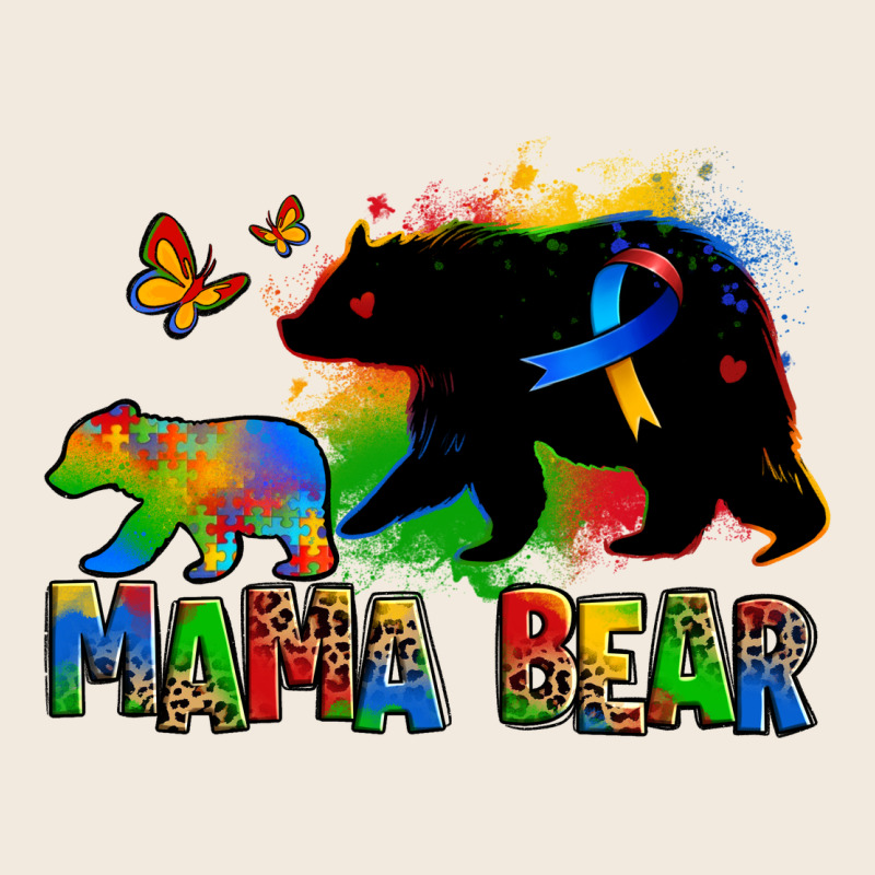 Mama Bear Autism Zipper Hoodie by Zillion Design Studio | Teevron
