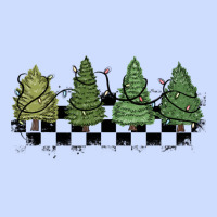 Christmas Checkered Trees Urban Heavy Tee | Teevron