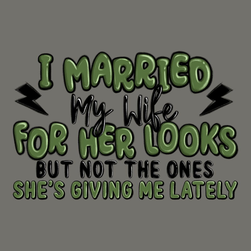 I Married My Wife For Her Looks Premium Hoodie by MaliasSmallBusiness | Teevron