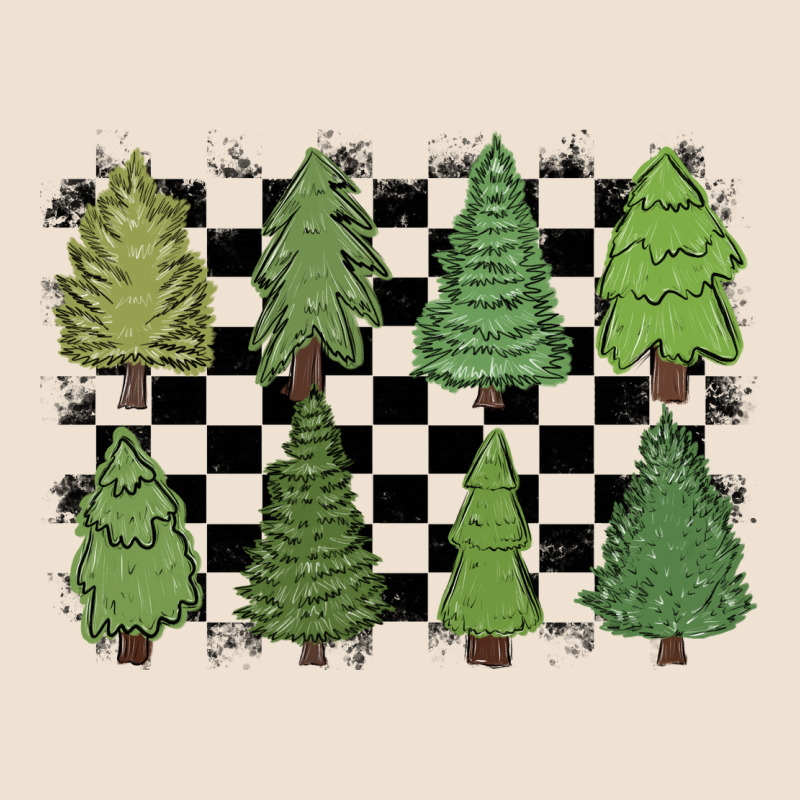 Checkered Trees Urban Heavy Tee by MaliasSmallBusiness | Teevron