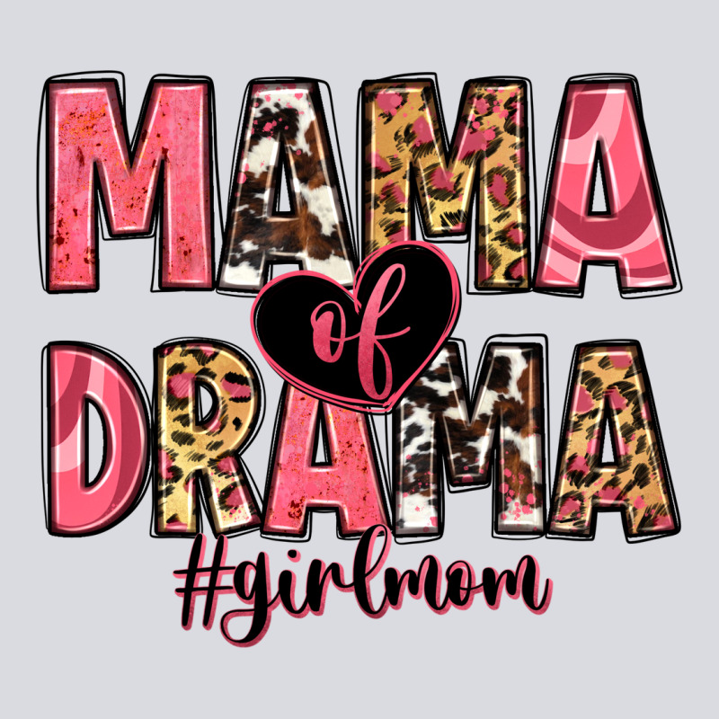 Mama Of Drama Girl Mom Zipper Hoodie by Zillion Design Studio | Teevron