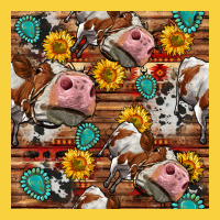 Cow And Western Seamless Pattern Premium Sweatshirt | Teevron