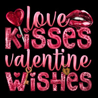 Love Kisses Valentine Wishes Urban Hoodie | Teevron