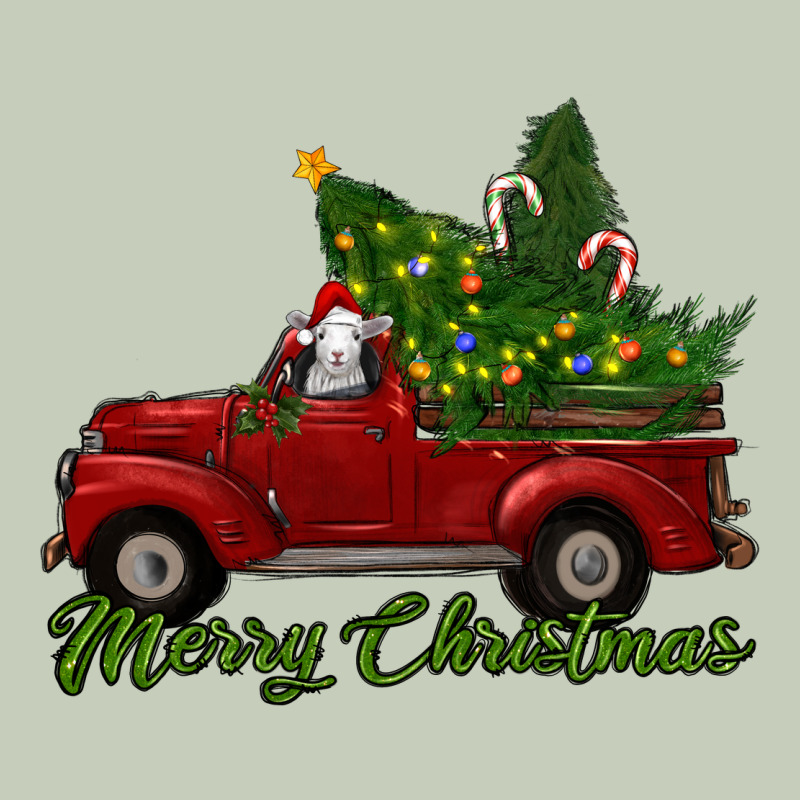 Merry Christmas Baby Sheep Trees With Truck Classic Tee by RanaPortraitStore | Teevron