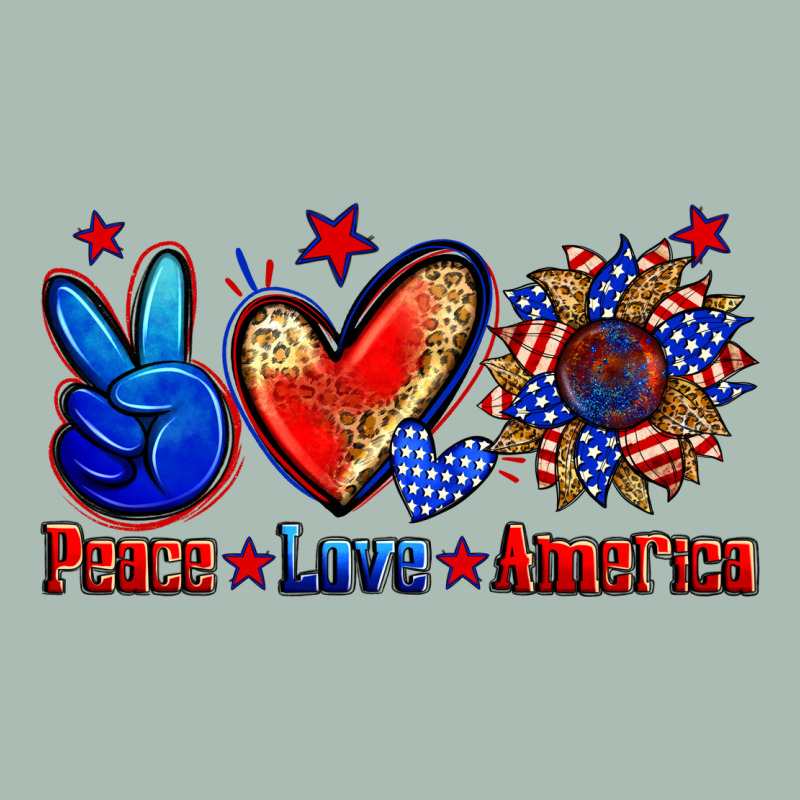 Peace Love America Classic Tee by Zillion Design Studio | Teevron