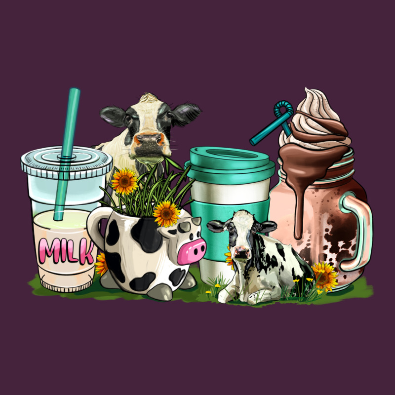 Cow Coffee Cups Long Sleeve Tee by AdoDesignShop | Teevron