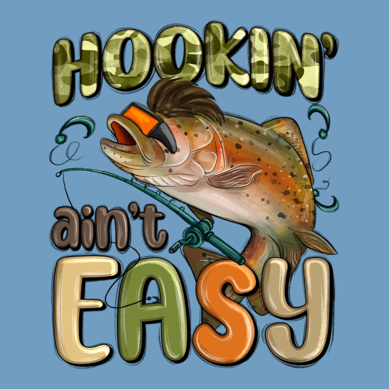 Hookin' Ain't Easy Urban Heavy Tee by MaliasSmallBusiness | Teevron