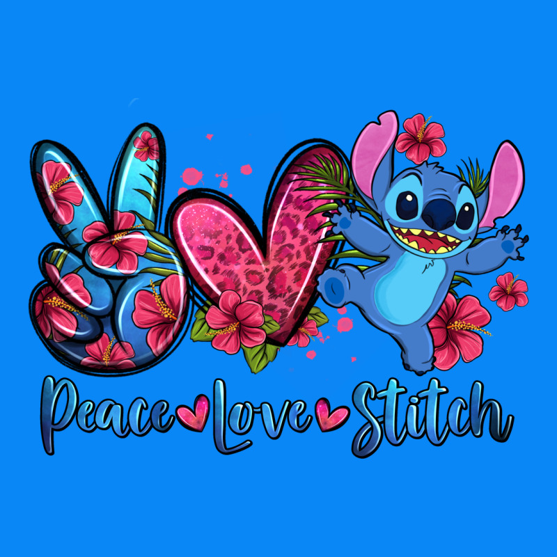 Peace Love Stitch Zipper Hoodie by Zillion Design Studio | Teevron