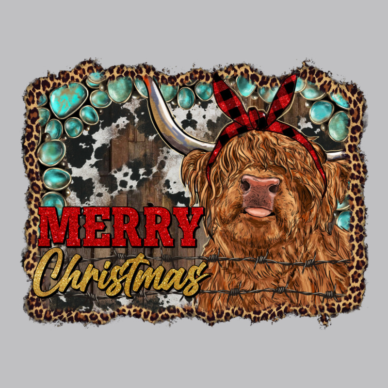 Merry Christmas Highland Cow Classic Tee by RanaPortraitStore | Teevron