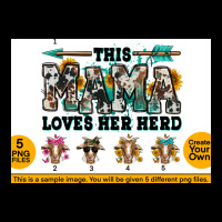 This Mama  Loves Her Herd Goats Premium Sweatshirt | Teevron
