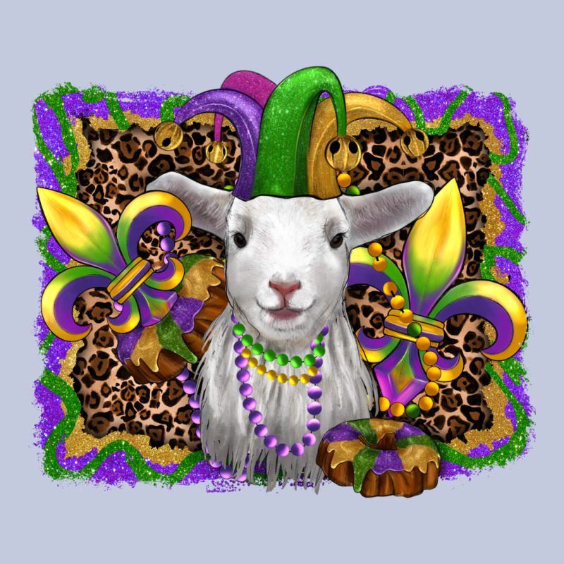 Mardi Gras Baby Sheep King Cake Fleur De Lis Long Sleeve Tee by RanaPortraitStore | Teevron