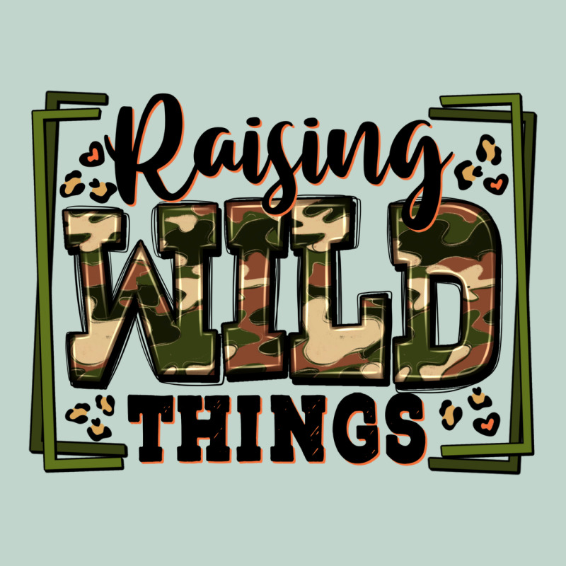 Raising Wild Things Zipper Hoodie by Zillion Design Studio | Teevron