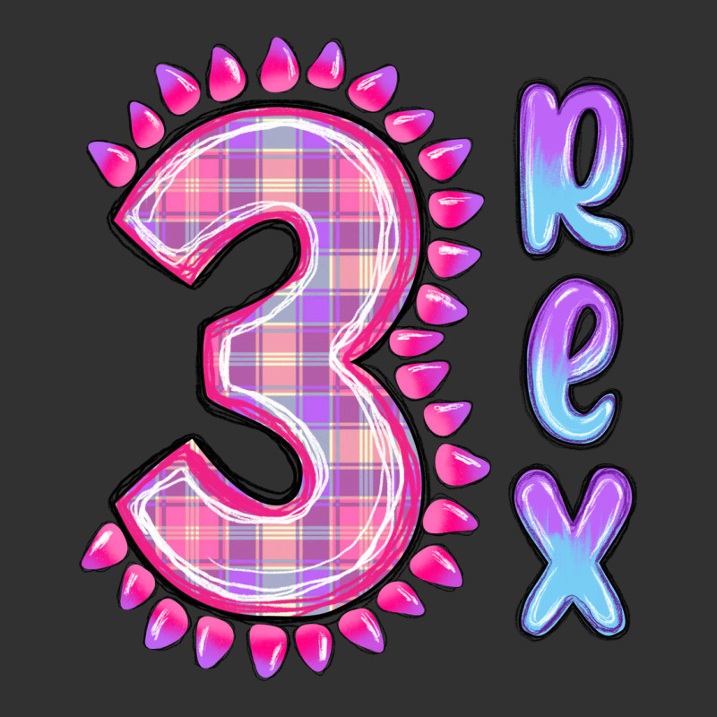 3 Rex Pink Dinosaur Urban Heavy Tee by MaliasSmallBusiness | Teevron