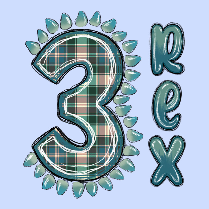 3 Rex Green Dinosaur Urban Heavy Tee by MaliasSmallBusiness | Teevron