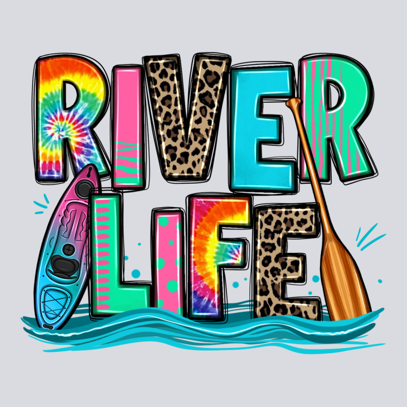 River Life Kayaking Zipper Hoodie by Zillion Design Studio | Teevron