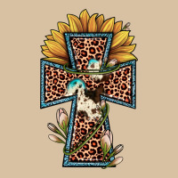 Leopard Cross  Sunflower Heavyweight Hoodie | Teevron