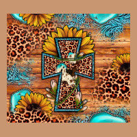 Leopard Cross Sunflower Heavyweight Hoodie | Teevron