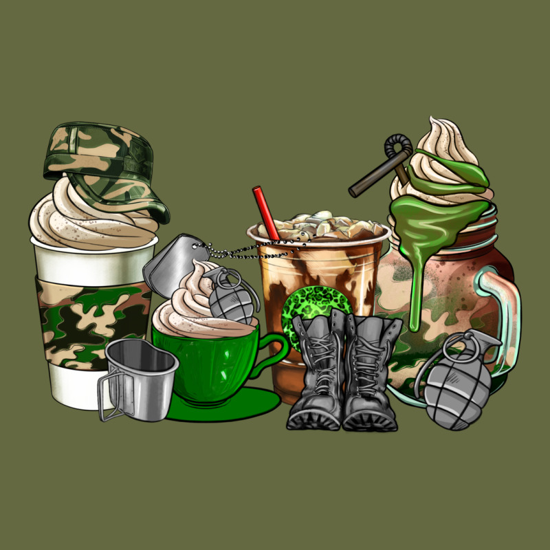 Veteran Coffee Cups Long Sleeve Tee by AdoDesignShop | Teevron