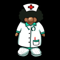 African Nurse Gnome Afro Hair Ladies Tee | Teevron
