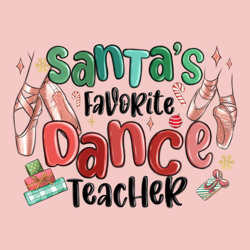 Santa's Favorite Dance Teacher Urban Heavy Tee by MaliasSmallBusiness | Teevron
