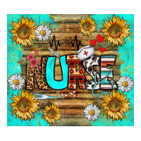 Sunflower And Daisy Nurse Tumbler Premium Sweatshirt | Teevron