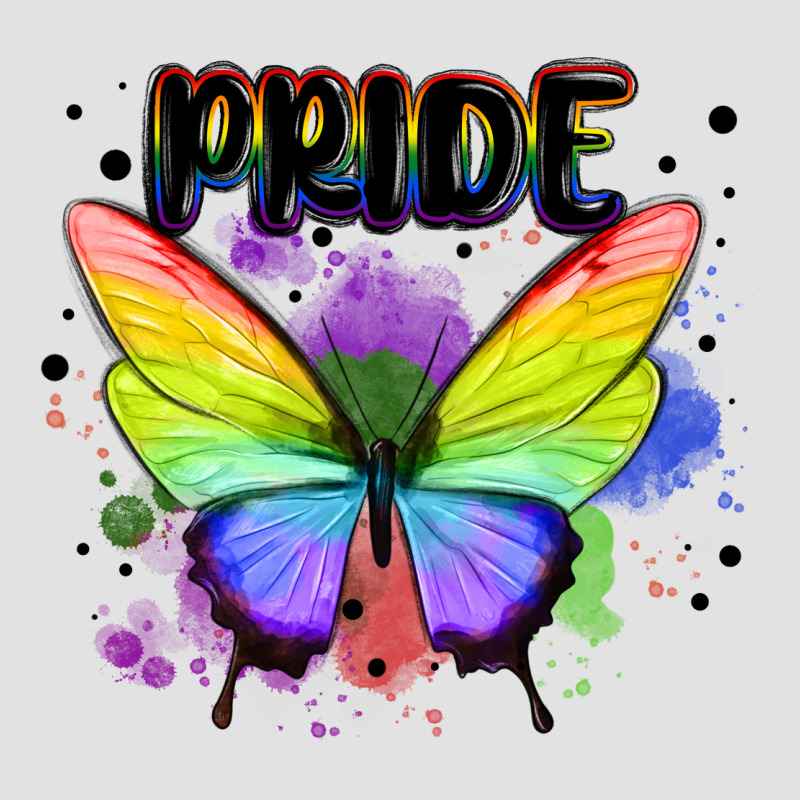 Rainbow Butterfly Pride Lgbtq Premium Hoodie by MaliasSmallBusiness | Teevron