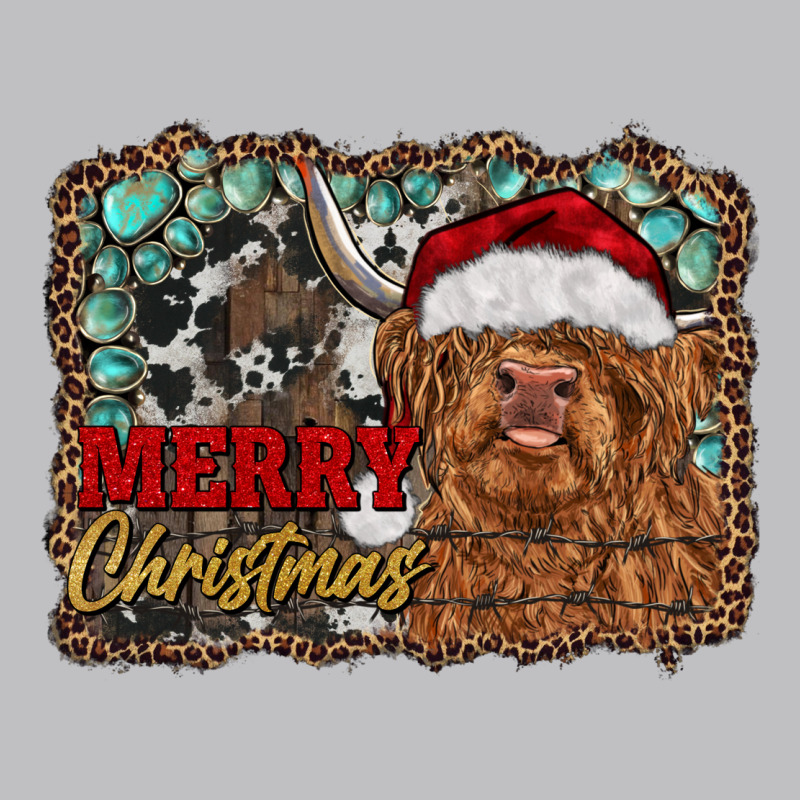 Merry Christmas Highland Cow Classic Tee by RanaPortraitStore | Teevron