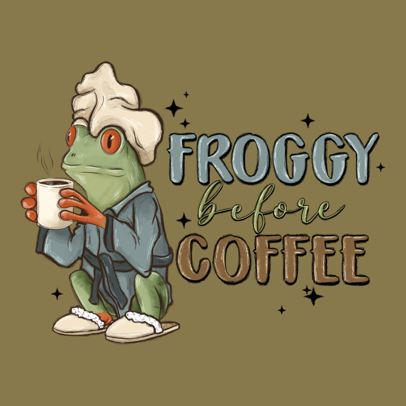 Froggy Before Coffee Premium Hoodie by MaliasSmallBusiness | Teevron