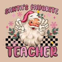 Santa's Favorite Teacher Urban Heavy Tee | Teevron