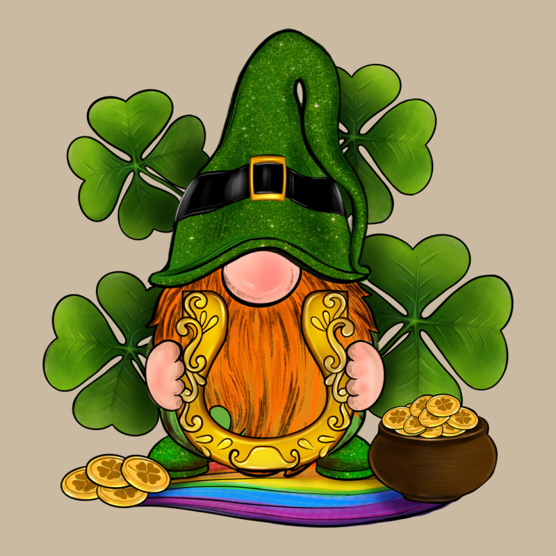 St Patricks Day Gnomes Shamrock Gold Horseshoes Rainbow Long Sleeve Tee by RanaPortraitStore | Teevron