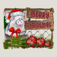 Merry Christmas Pig Heavy Core Tee | Teevron