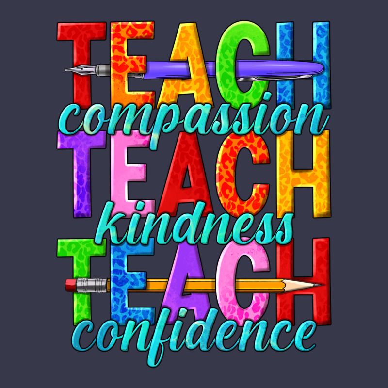 Teach Compassion Teach Kindness Teach Confidence Long Sleeve Tee by texasbilliewilder | Teevron