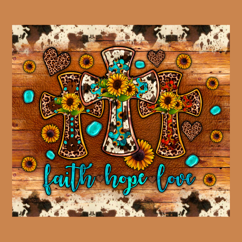 Faith Hope Love Cross Heavyweight Hoodie by JahusDesignShop | Teevron