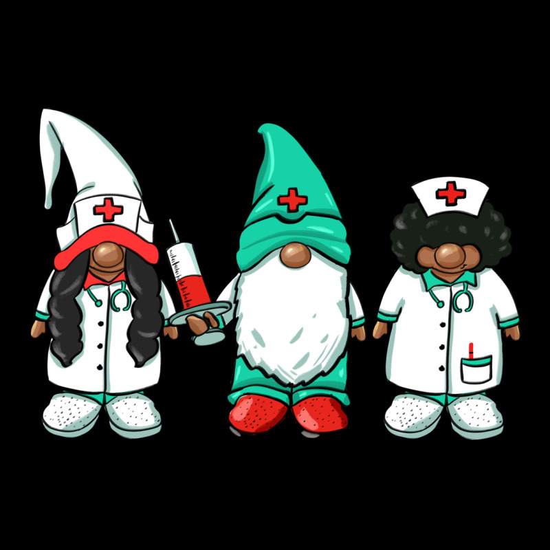 African American Nurse Gnomies Medical Gnomies Ladies Tee by BarkalooDesign | Teevron