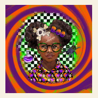 Halloween African Girl Vintage Tee | Teevron