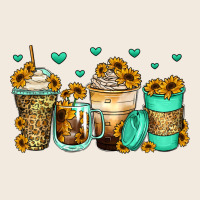 Sunflowers Coffee Cups Zipper Hoodie | Teevron
