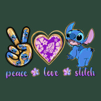 Peace Love Stitch Zipper Hoodie | Teevron