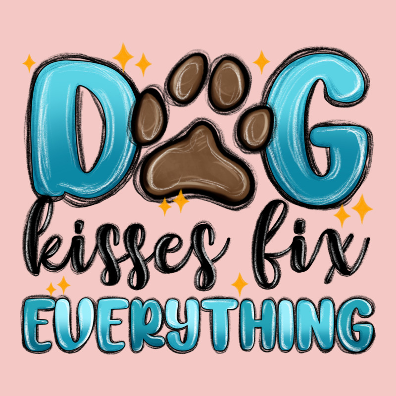 Dog Kisses Fix Everything Urban Heavy Tee by MaliasSmallBusiness | Teevron