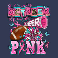 In October We Wear Cheer Pink Football Heavyweight Hoodie | Teevron