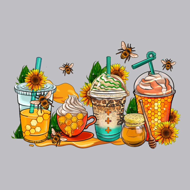 Bumble Bee Coffee Cups Long Sleeve Tee by AdoDesignShop | Teevron