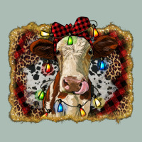 Heifer Cow Christmas Western Background Classic Tee | Teevron