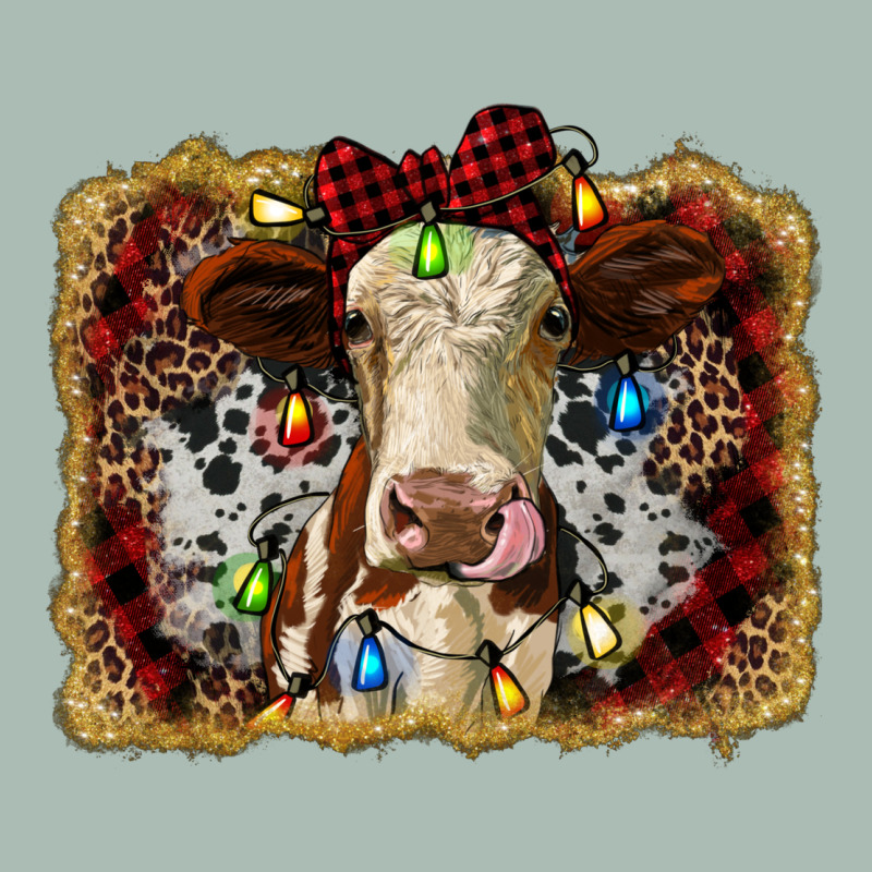 Heifer Cow Christmas Western Background Classic Tee by RanaPortraitStore | Teevron