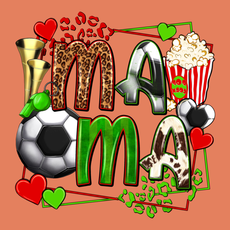 Mama Soccer With Popcorn Classic Tee by texasbilliewilder | Teevron