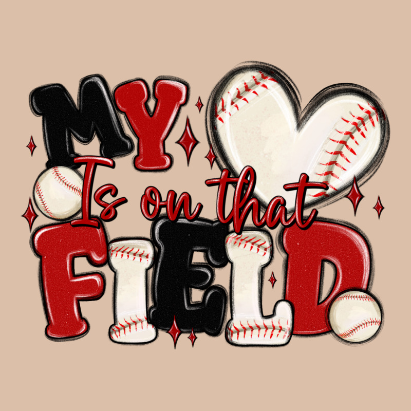 My Heart Is On That Field Baseball Urban Heavy Tee by MaliasSmallBusiness | Teevron