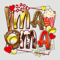 Mama Softball Baseball With Popcorn Classic Tee | Teevron