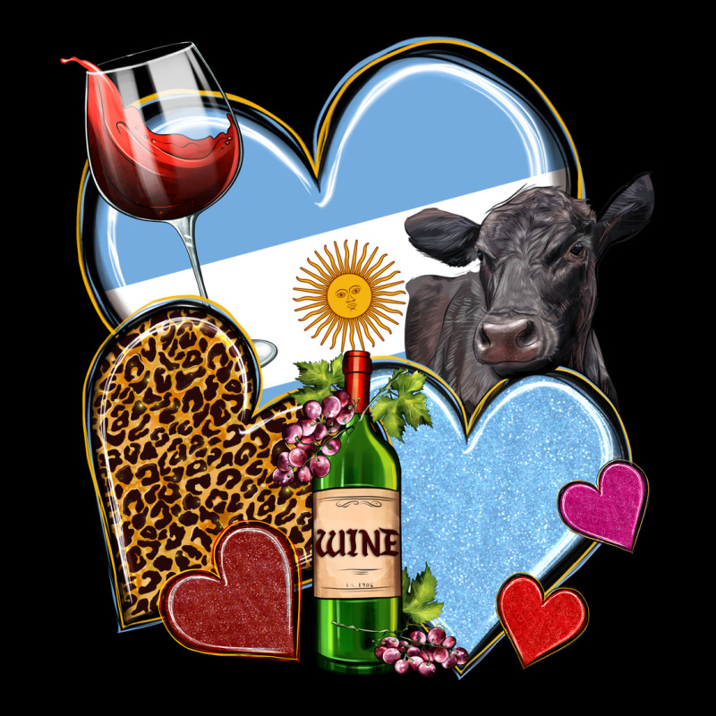 Argentina Hearts Urban Hoodie by NancyCooperArtShop | Teevron