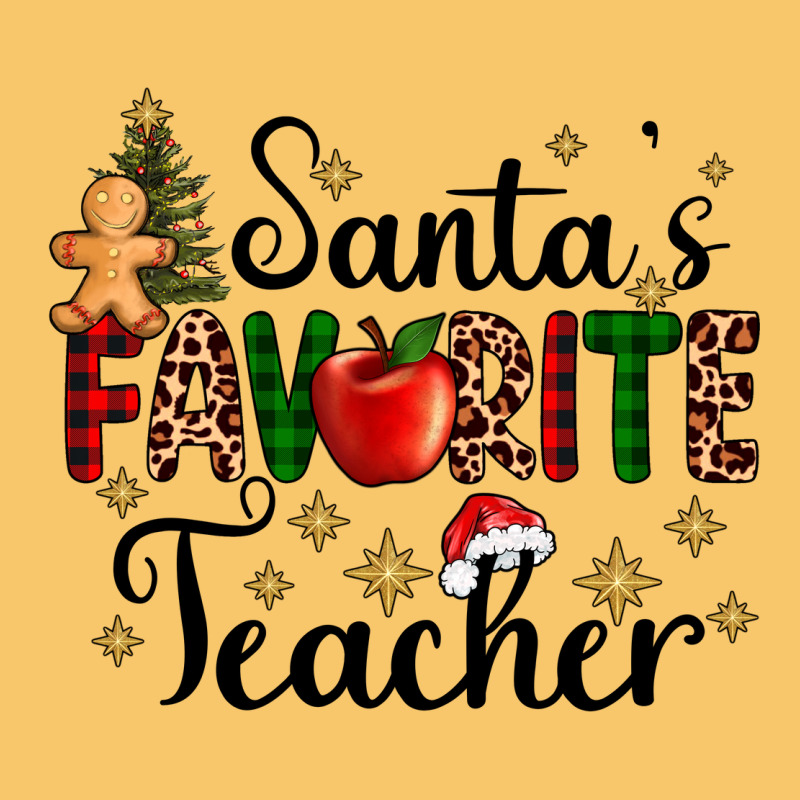 Santa's Favorite Teacher Vintage Hoodie by AdoDesignShop | Teevron