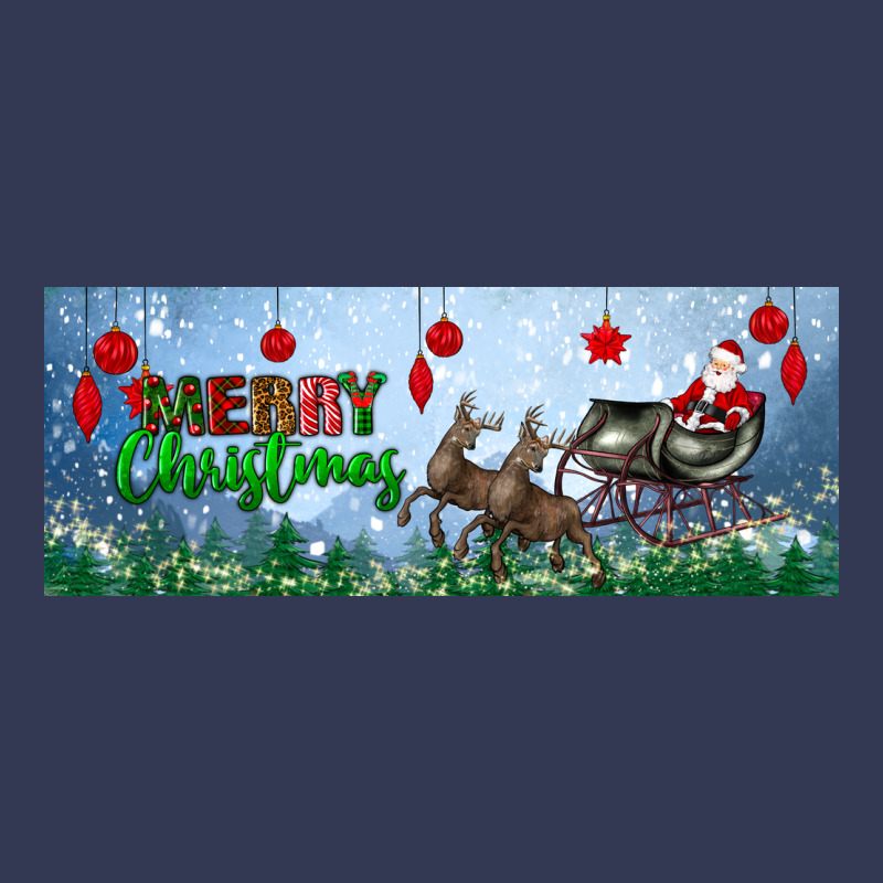 Merry Christmas With Santa Sleigh Heavyweight Hoodie by BundleAndBundleShop | Teevron