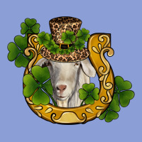 St Patricks Day Goat Horseshoe Shamrock Long Sleeve Tee | Teevron